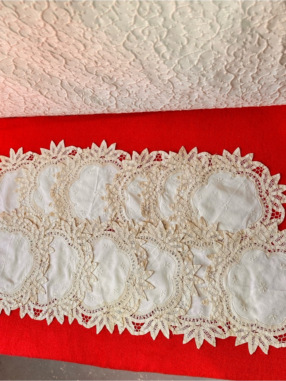 Vintage Doilies Lace placemats Decorative Table Linens Decor Crochet Tablecloth